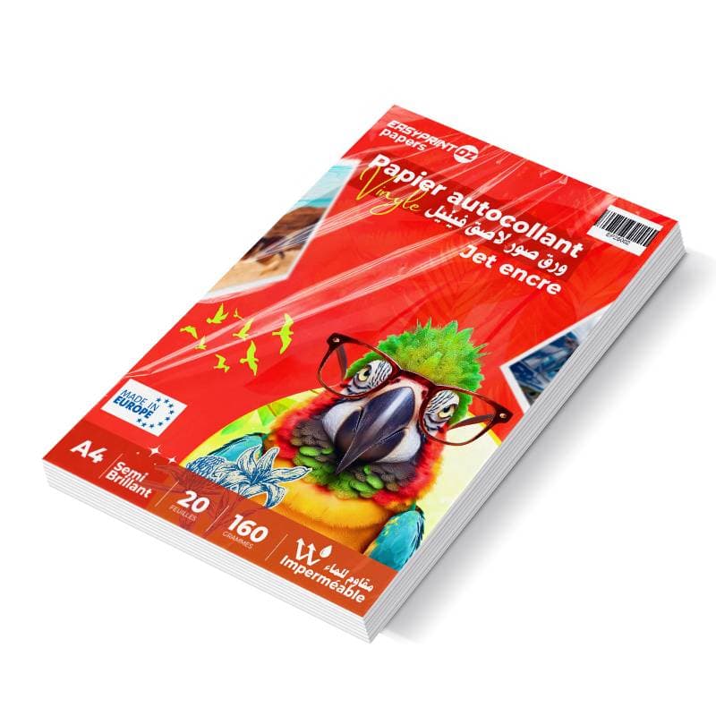 Aucune autocollant pp semi glossy 180mm x297mm