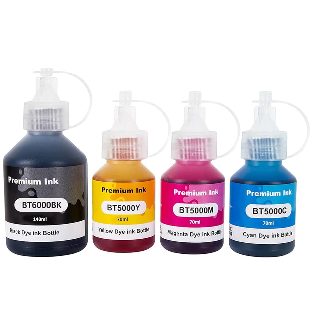 Aucune Pack Encre Original Brother – Pour T220 / T520 | 4 Couleurs (BK, C, M, Y)