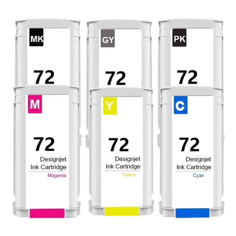 عبوة حبر متوافقة hp 72 لوناً متوافقة 72 لوناً