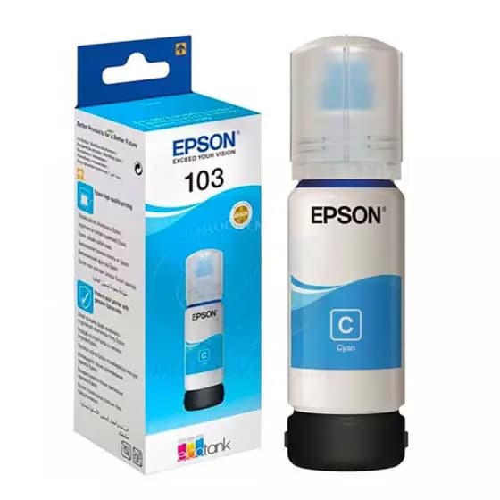 Aucune Encre Epson 103 Cyan Original