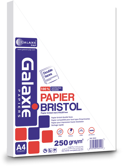 papier bristol double face galaxy pap 250g a4 100 feuille – easyprint dz